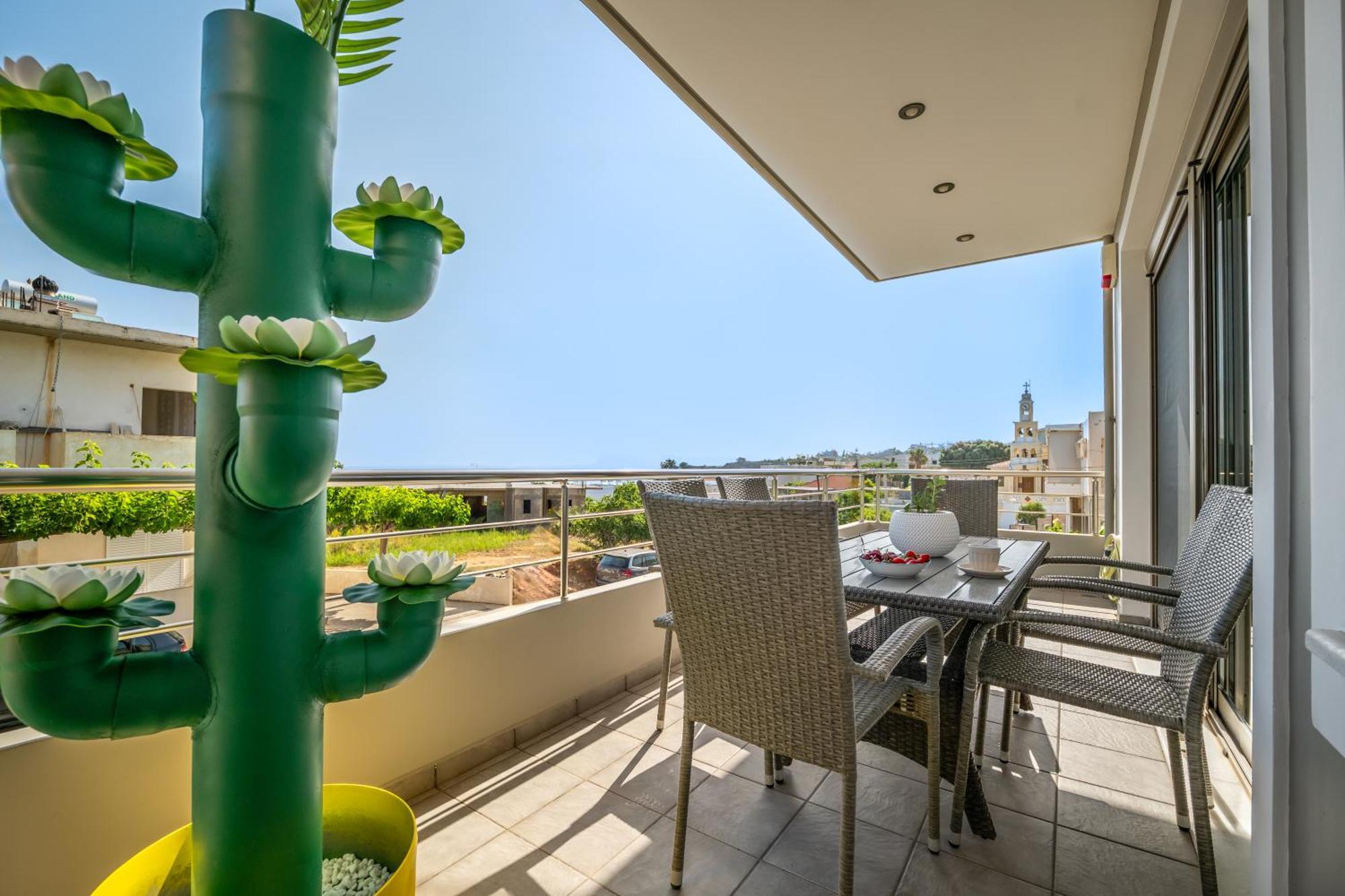 Aria Sea View, Chania Stalós Esterno foto