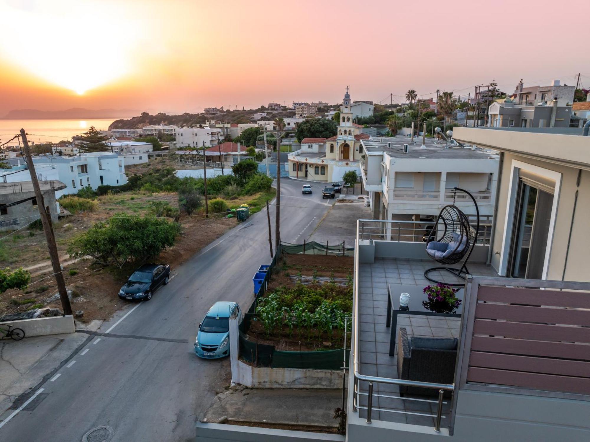 Aria Sea View, Chania Stalós Esterno foto
