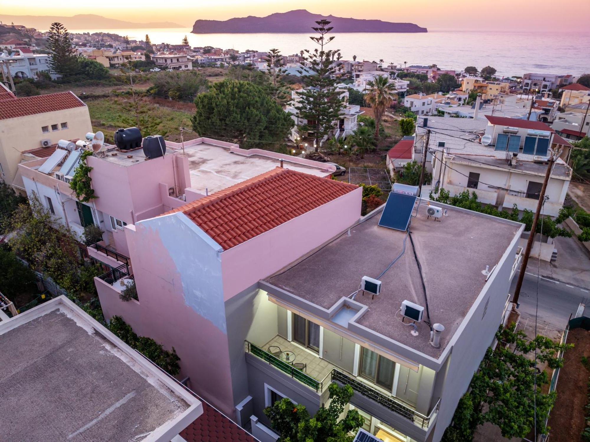 Aria Sea View, Chania Stalós Esterno foto