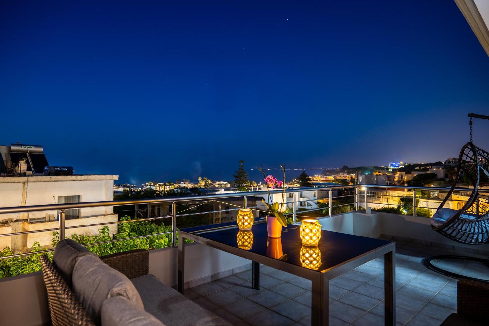 Aria Sea View, Chania Stalós Esterno foto